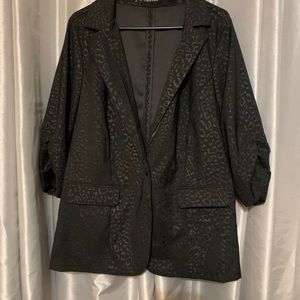 Black Cheetah Blazer